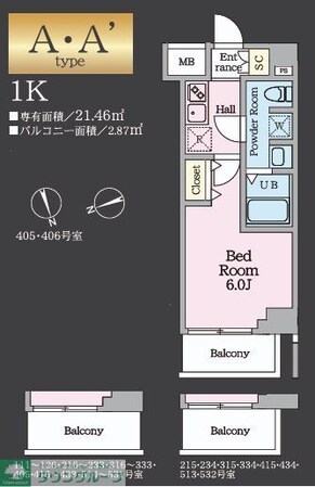 HY‘s TODA MAXIVの物件間取画像